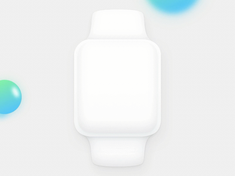 Abstract Clock Animation abstract animation apple blob bubble circular clock gradient light principle transition watch