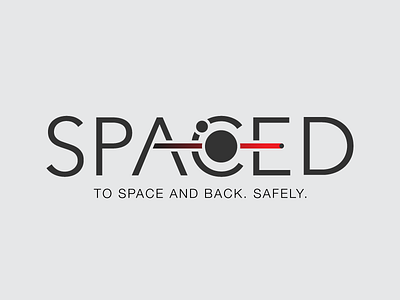 SPACED - Logo development brand branding challenge design development logo space spaced