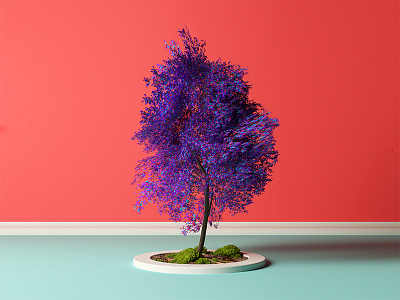 Strange Nature #3 3d art c4d cinema4d colors design photoshop