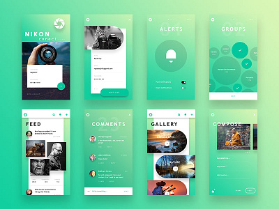 Nikon Connect app design