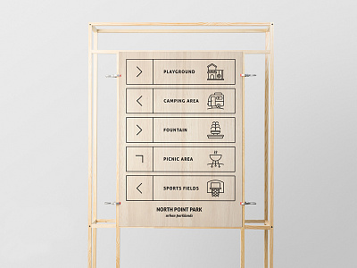 Made By Made | Line Icons – Park camping icons illustrations infographics line icons outdoors park symbols trees ui ux vector