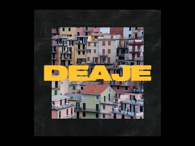 Deaje album art artwork color cover deaje record square texture type yellow