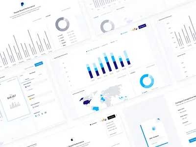Full Report Project 📦 bar chart dashboards data interface minimal reports ui ux view