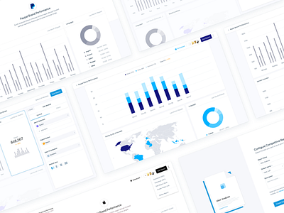 Full Report Project 📦 bar chart dashboards data interface minimal reports ui ux view