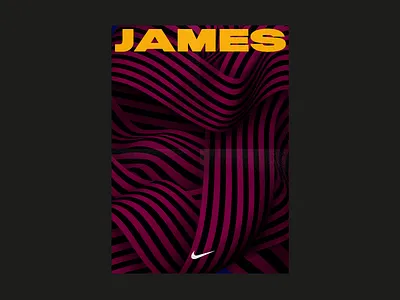 JAMES cavs cleveland clevelandcavaliers design greek illustrator jameslebron nba nike poster