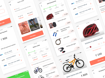 Bike Renting Case Study bicycle bike calendar cycle date find mountain rent ride travel trip ui