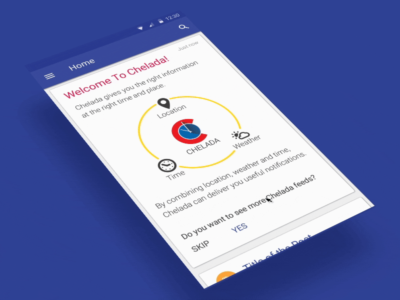 Chelada contextual ifttt
