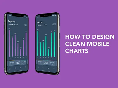 Design Simple Mobile Charts/Graphs chart clean design graph how to ios mobile app reports ui ux video