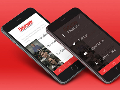 Easyway_ Mobile App android application design ios mobile ui ui ux