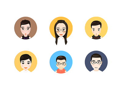 company team illustrations，