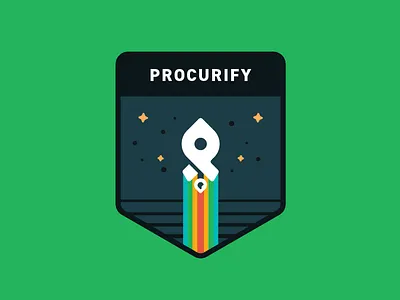 Procurify Shirt/Patch Design design graphics logo patch procurify shirt space