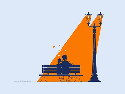 Jardin du Luxembourg complementary duotone france french love paris romance romantic typehue