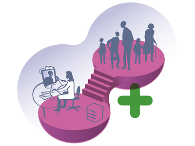 “The enhanced model”, vector art adobe adobeillustrator doctor generalpractisioners healthcare illustrator medical medicine social telemedicine vectorart workinprogress