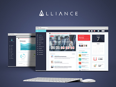 Alliance | Intranet & Extranet HTML Template cms community corporate crm directory html html admin template web design webdesign