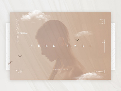 Sani | Website Live Experience digital experience feeling luxury minimal video webgl website