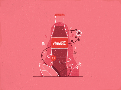 Сoca-cola branding character coca cola computer development icons illustration line scientists simple stroke vector