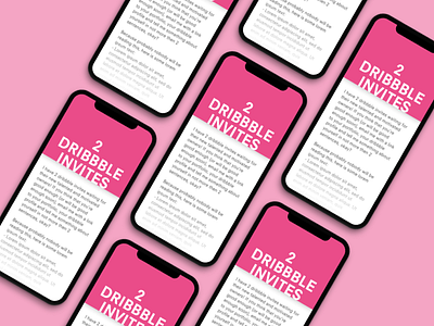 2 dribbble invites! design dribbble invite invites talent young