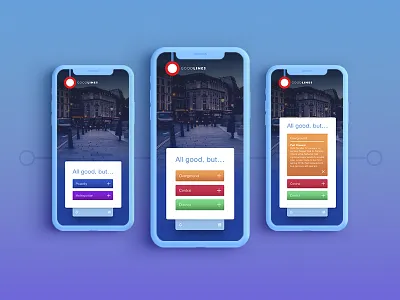 Good Lines 02 app concept design digitaldesign london mobile tube ui underground ux visualdesign