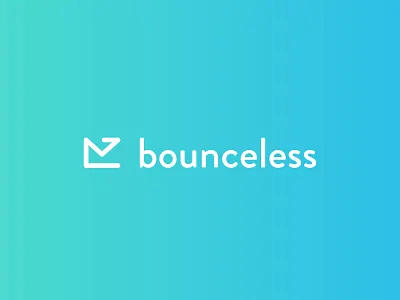 Bounceless branding icon logo design logotype minimal