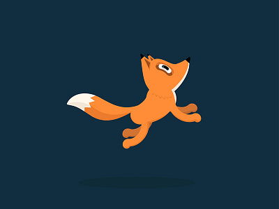 Fox animal art character design eyes flat fox graphic illustration illustrator motion sticker