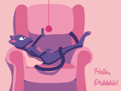 Let`s play! after effects cat