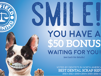 smile! direct mail marketing marketing collateral postcard postcard design print print design