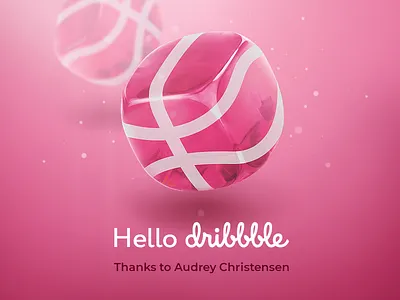 Hello Dribbble! debut dice first shot hello dribbble invitation thanks
