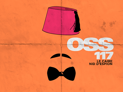 Oss117 illustration minimalist