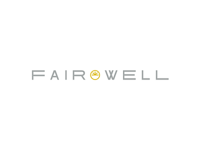 FairWell brand branding cannabis design leaf logo marijuana medical medicinal minimalist modern typography