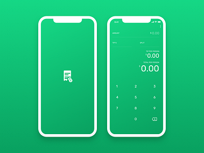 Tippy – Tip Calculator app brand calculator illustrator logo mobile sketch splash tip ui vector