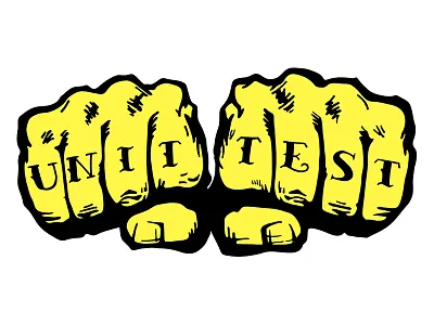 Testing is Life. comic comic art knuckles nerd pop sticker tattoo test testing unit