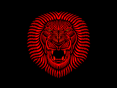 Royal Salute angry animal detailed lion red roar royal