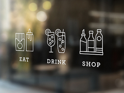 Made By Made | Line Icons – Restaurant cooking drink food icons illustrations infographics line icons restaurant symbols ui ux vector