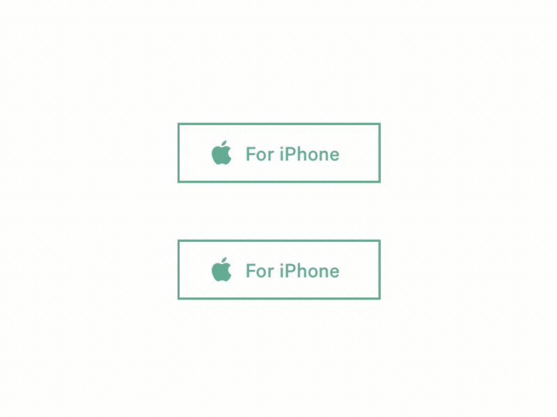 🕴explorations animation buttons download float hover motion principle teal ui