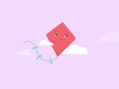 High as a Kite illustration kite pun