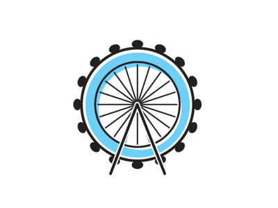 London Eye icon icon logo london london eye vector vector.