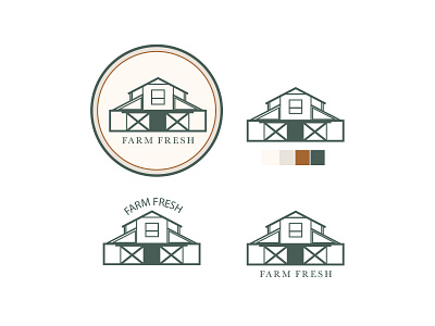 Farm Fresh Logo WIP branding logo design