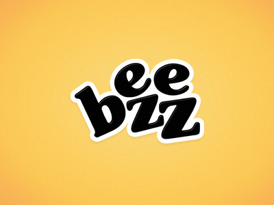 Beezz Logo Design bee branding design identity logo onomatopoeia