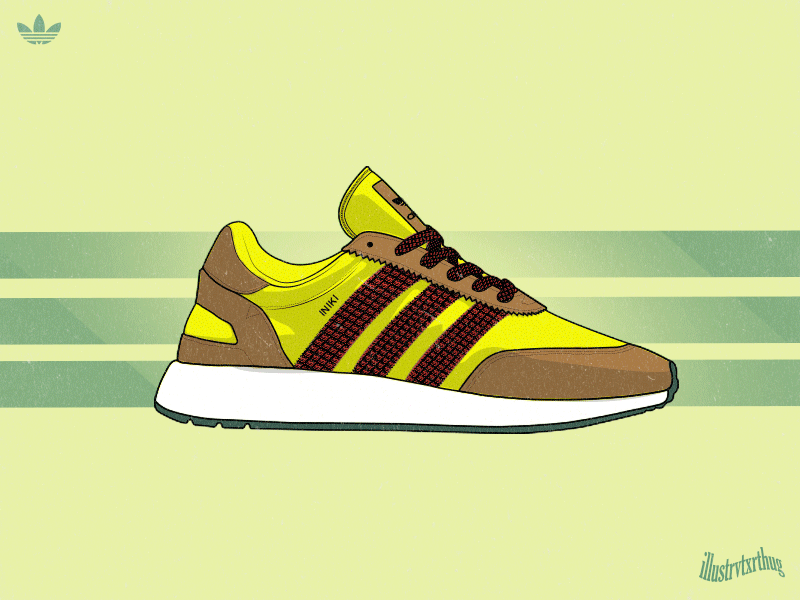 Adidas Iniki Runner 2/3 adidas adidasoriginals digitalart hypefeet illustration illustratorthug iniki inikirunner sakicks slheat sneakerhead