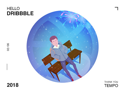 Hello Dribbble dribbble hello