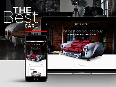 Luc&Andree design mobile uxui web