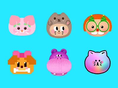 Snow Stickers 02 graphic illust