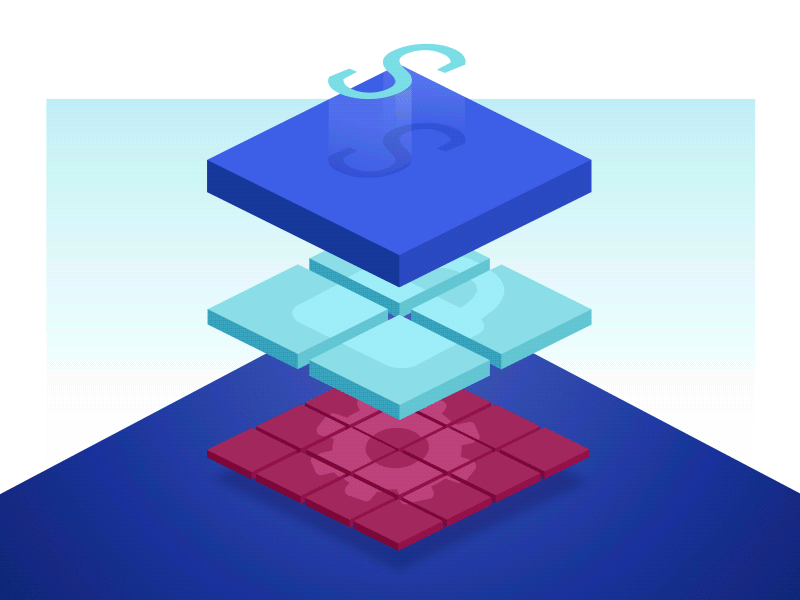 Blockchain Technology Layers Animation by Sofy Dubinska on Dribbble