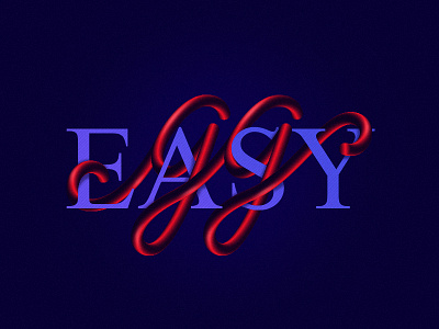 GG Easy blue easy gaming gg gradient illustrator lol photoshop red type typography video games