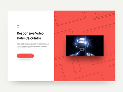 Responsive Video Ratio Calculator Promo calculator ratio responsive video