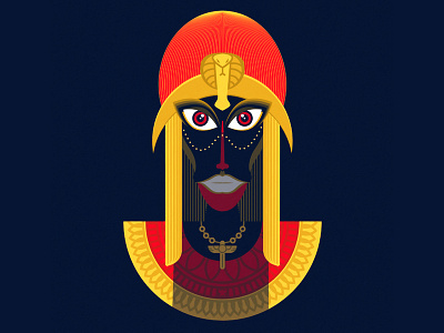 Goddess one beautiful egypt face god goddess portrait princess queen