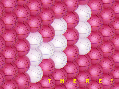 Hello friends! 3d ball balls dribbble dribbblers hello hi pink