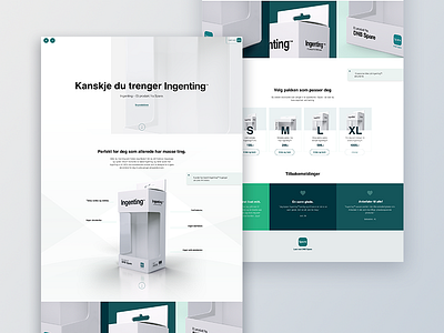 Ingentingshop.no (nothingshop) awareness clean graphic design uidesign uxdesign webdesign webshop