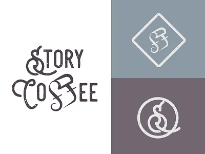 Story Coffee branding coffee concept design font logo rustic story story coffee type typography
