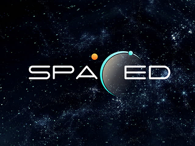 Spaced Logo graphic illustration logo space spaced